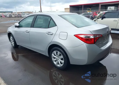 2016 Toyota Corolla Le из США, поврежденный, VIN 5YFBURHE8GP552024